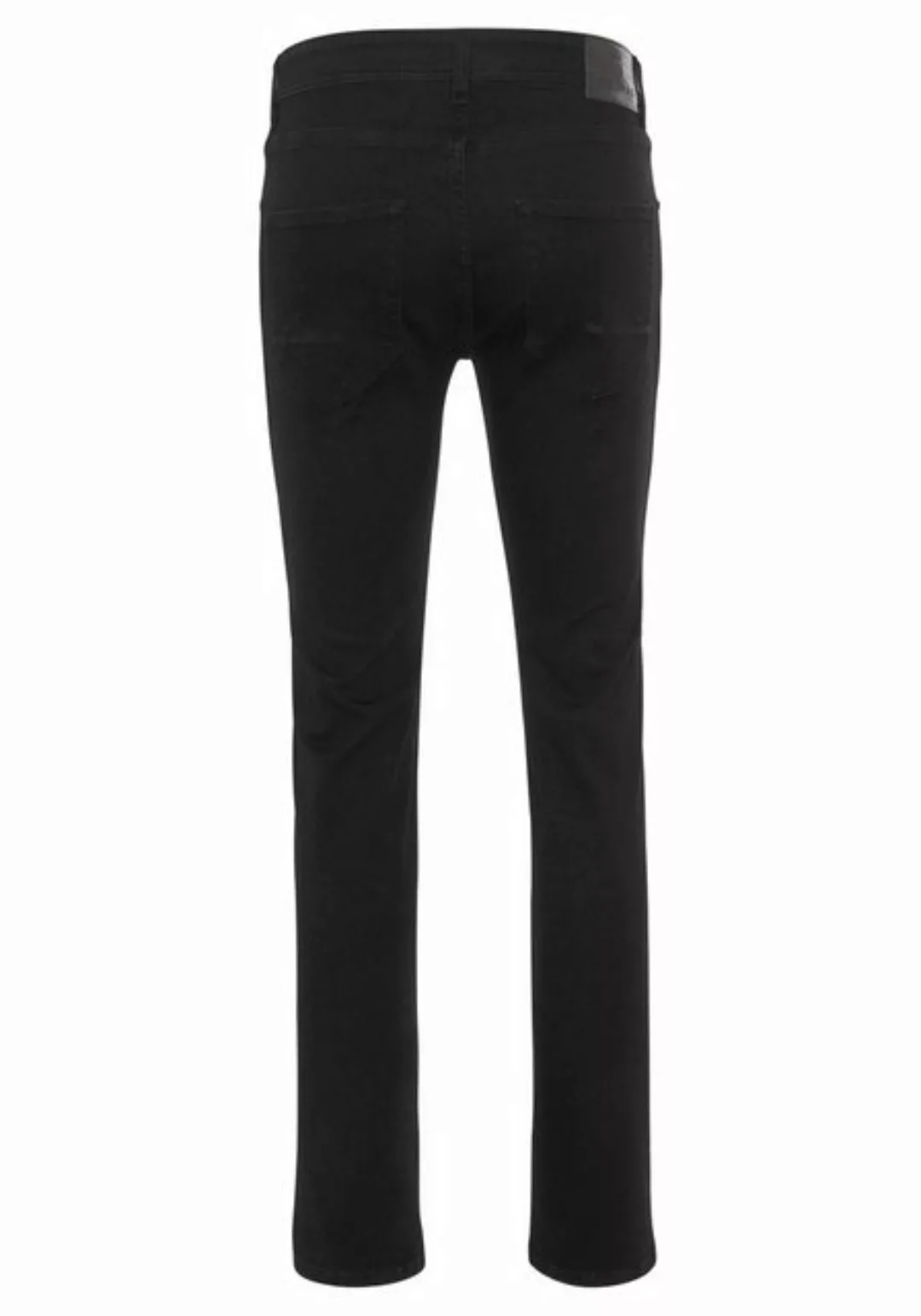 DELMAO Stretch-Jeans "Reed" gerader Beinschnitt, Used-Look-Waschung, niedri günstig online kaufen