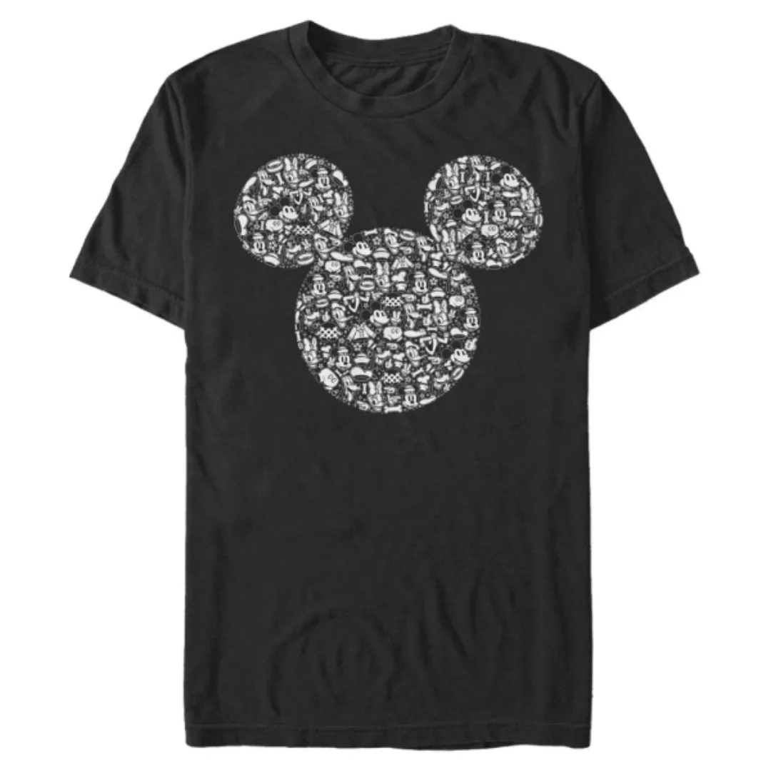 Disney - Micky Maus - Micky Maus Icons Fill - Männer T-Shirt günstig online kaufen
