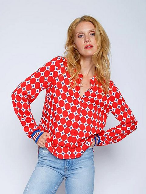 Emily Van Den Bergh Schlupfbluse Shirtbluse Red Dots günstig online kaufen