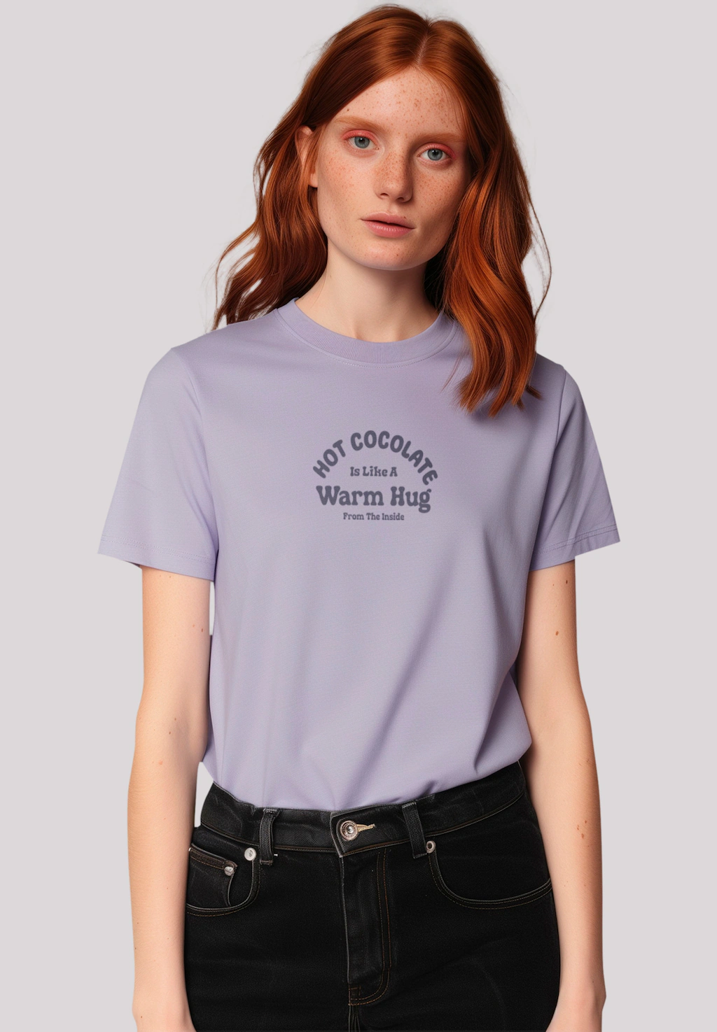 F4NT4STIC T-Shirt "Cozy Hot Cocoa Warm Hug Winter Vibes", Premium Qualität günstig online kaufen