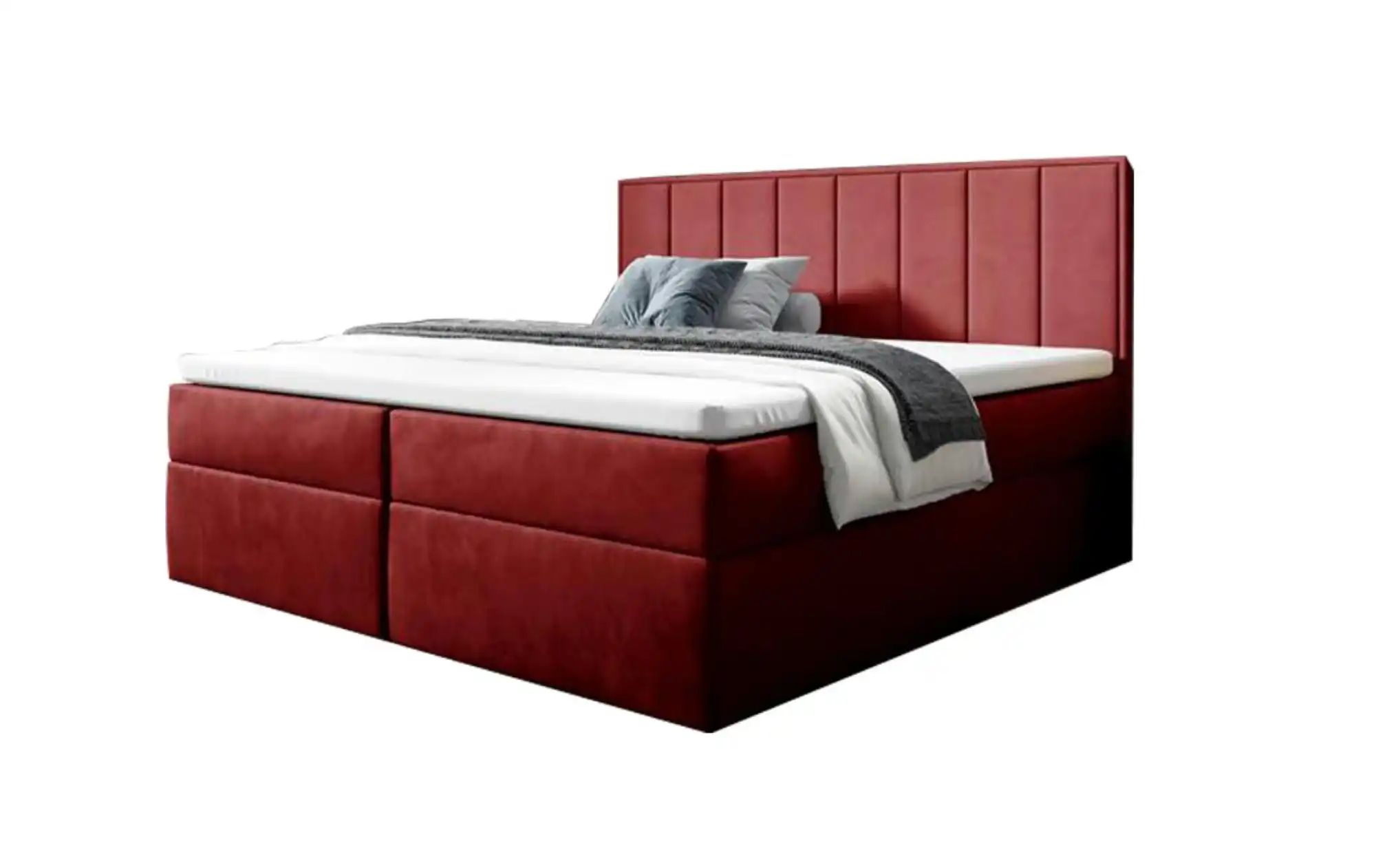 Boxbett mit Bettkasten Havana ¦ rot ¦ Maße (cm): B: 120 H: 110 Betten > Pol günstig online kaufen