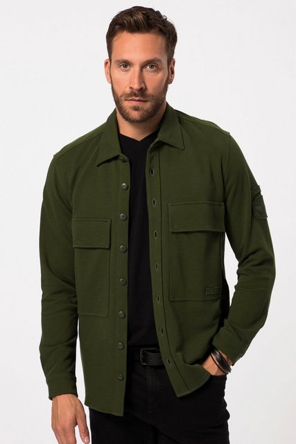 JP1880 Businesshemd Hemd Overshirt Sweat Langarm Kentkragen günstig online kaufen