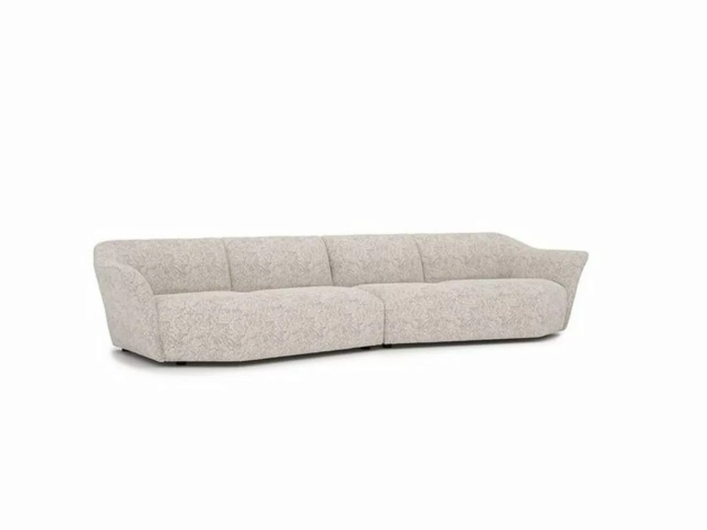 JVmoebel 4-Sitzer Viersitzer Modern Sofa Couch Polstermöbel Wohnzimmer Text günstig online kaufen