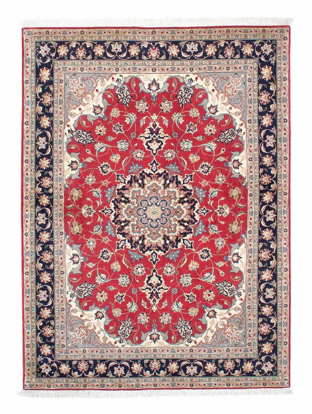 morgenland Orientteppich »Perser - Täbriz - 207 x 150 cm - rot«, rechteckig günstig online kaufen