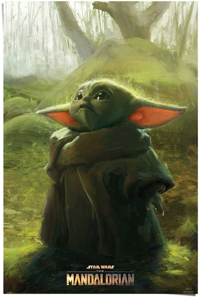 Reinders! Poster »Baby Yoda Grogu« günstig online kaufen