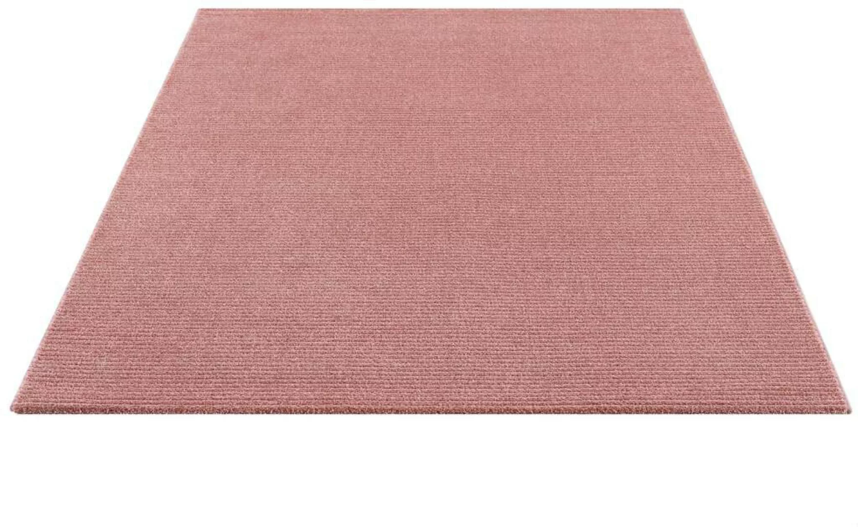 Carpet City Teppich »Friseé-Teppich FANCY805«, rechteckig, 12 mm Höhe, Kurz günstig online kaufen