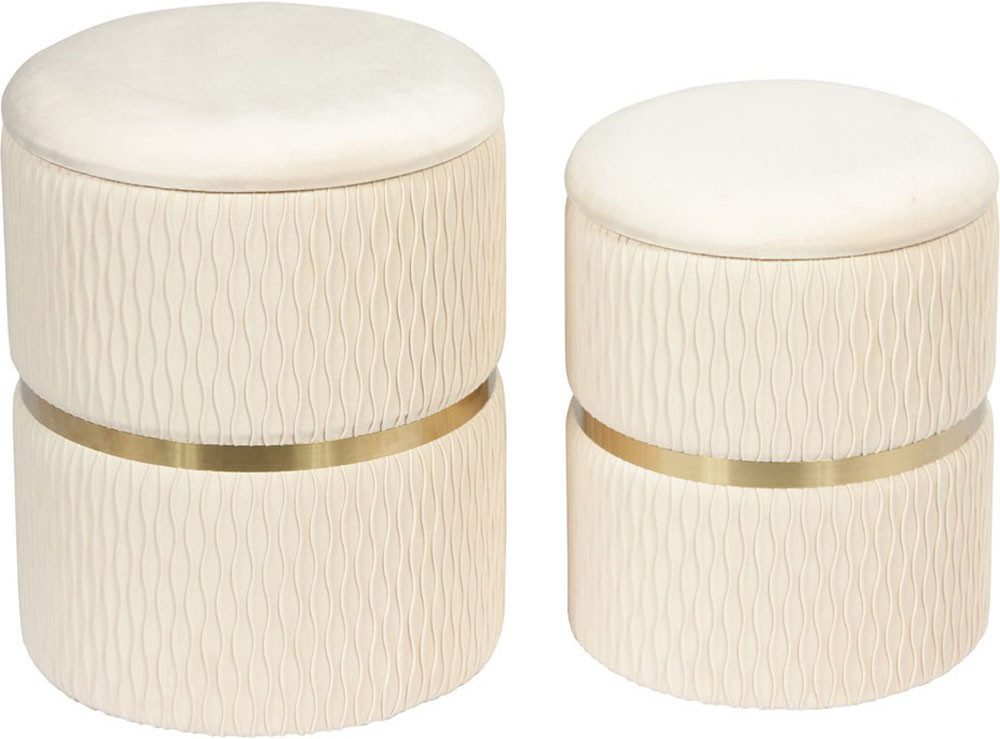 Kayoom Polsterhocker Hocker Zora 425 2er-Set, günstig online kaufen