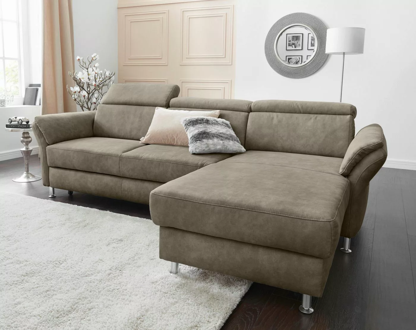 sit&more Ecksofa Avignon L-Form, Kopfteilverstellung, wahlweise mit Bettfun günstig online kaufen