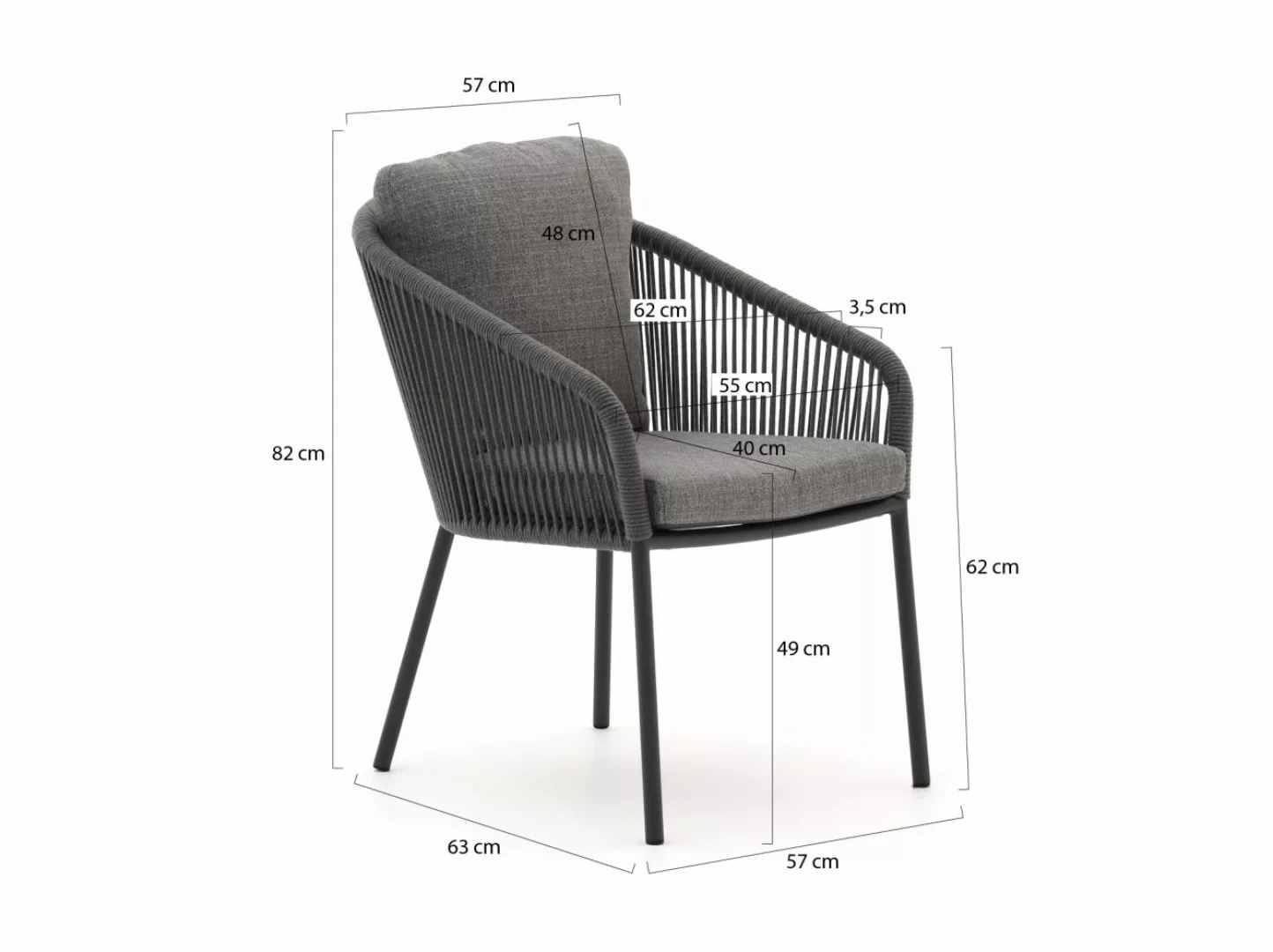 SUNS Nappa/Stockholm 220 cm Gartenmöbel- Set 7-Teilig günstig online kaufen