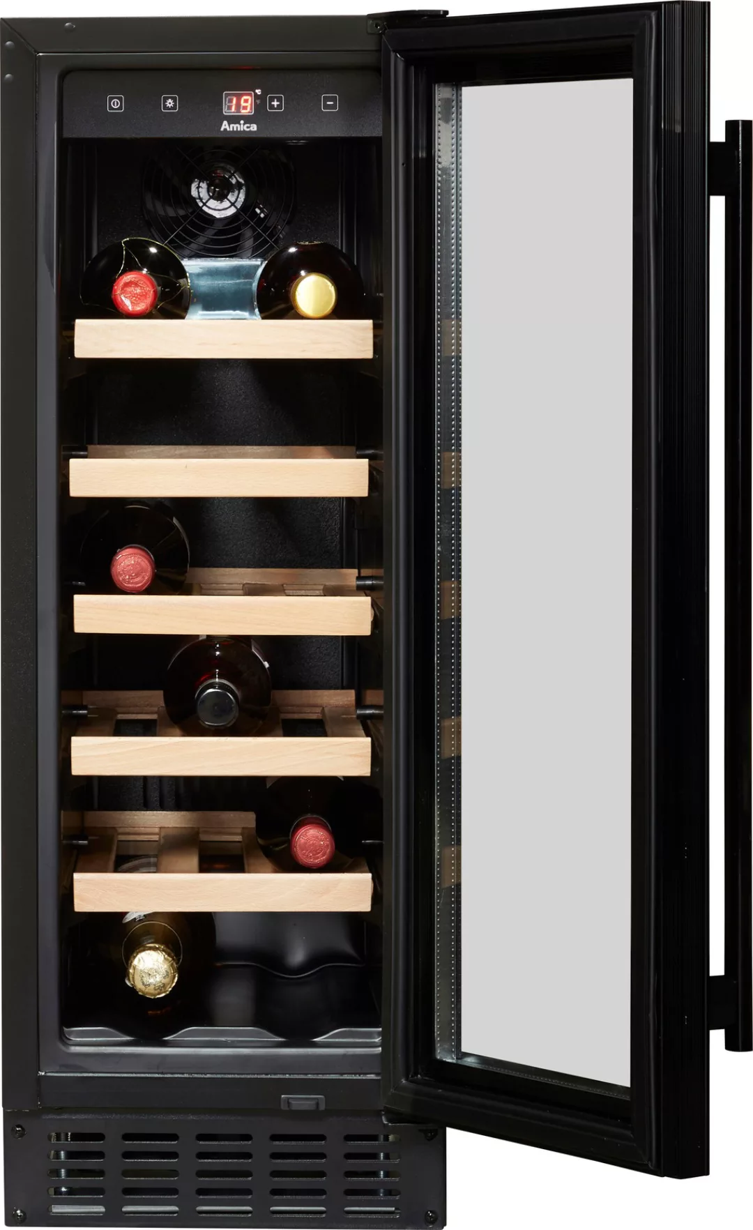 Amica Weinkühlschrank »WK 341 115 S«, für 20 Standardflaschen á 075l, Stand günstig online kaufen