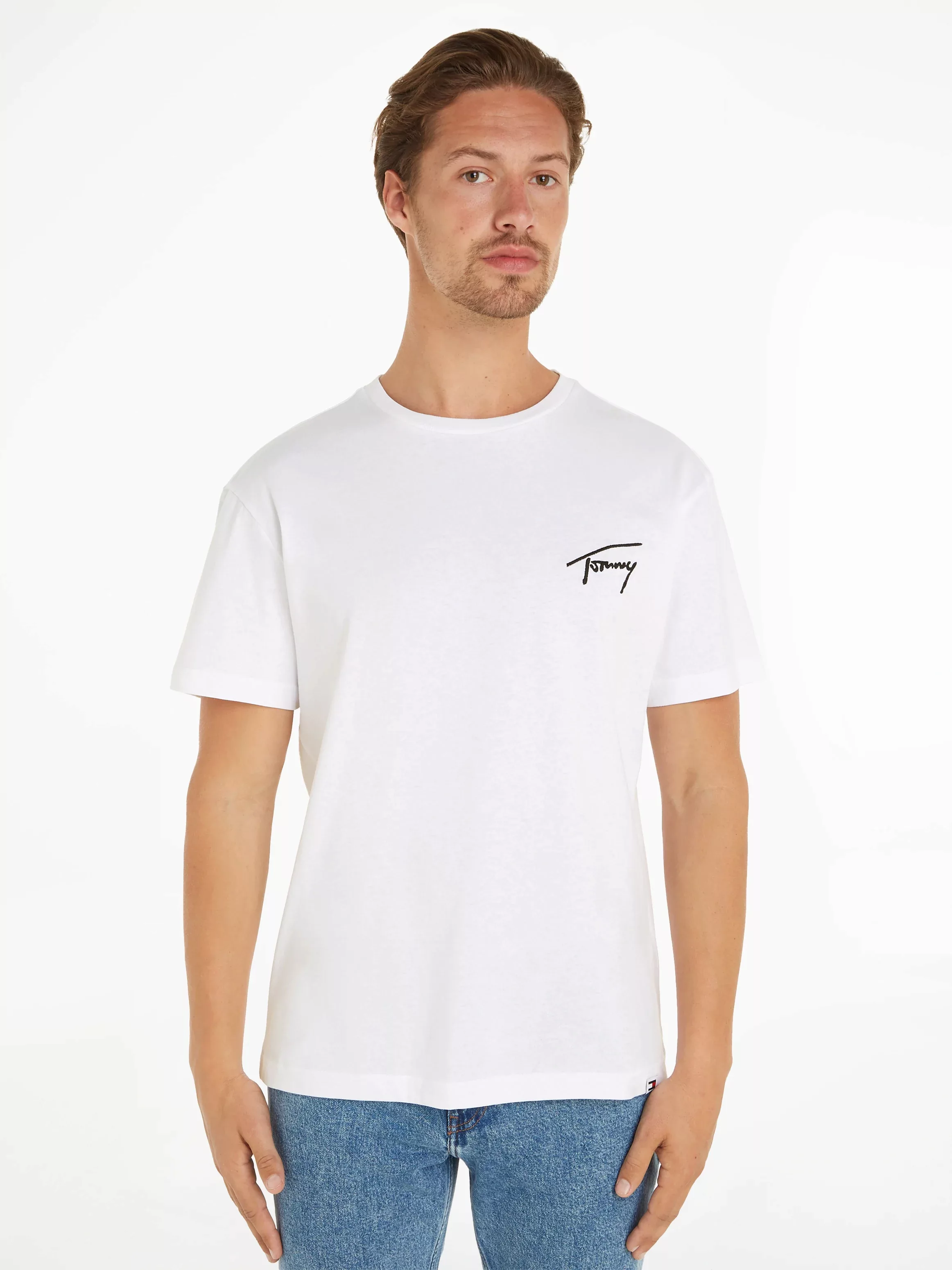 Tommy Jeans T-Shirt "TJM REG SIGNATURE TEE EXT" günstig online kaufen
