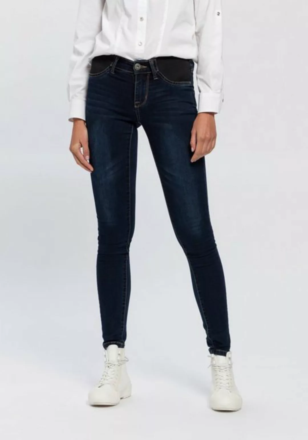 Arizona Skinny-fit-Jeans Ultra Stretch Low Waist mit seitlichen Stretch-Ein günstig online kaufen