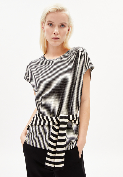 Ofeliaa Pretty Stripes - Damen T-shirt Aus Bio-baumwolle günstig online kaufen