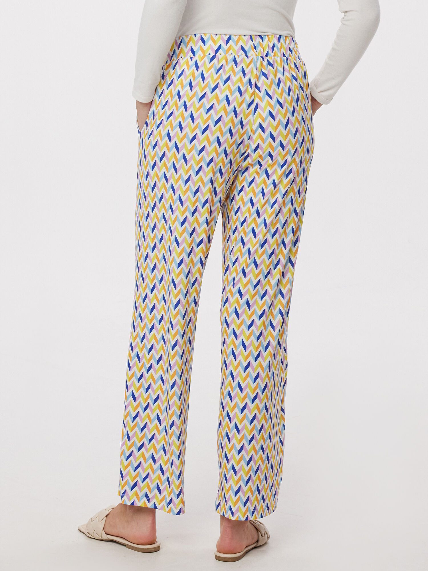 MIALUSSO Palazzohose Schlupfhose im Portofino-Print günstig online kaufen