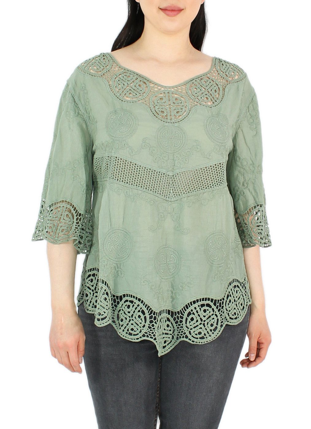 dy_mode Tunika Damen Tunika 3/4 Arm günstig online kaufen