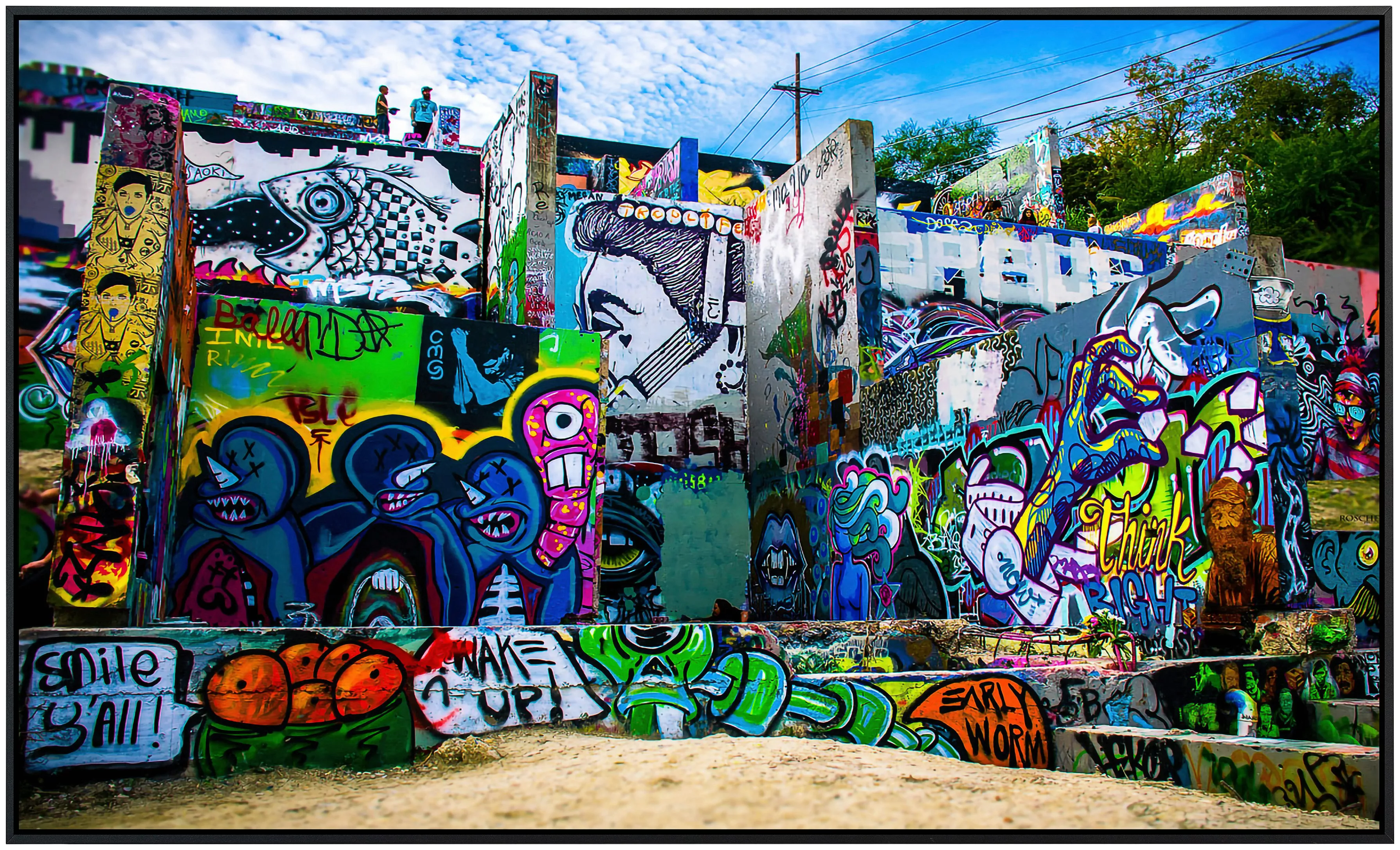 Papermoon Infrarotheizung »Graffiti« günstig online kaufen