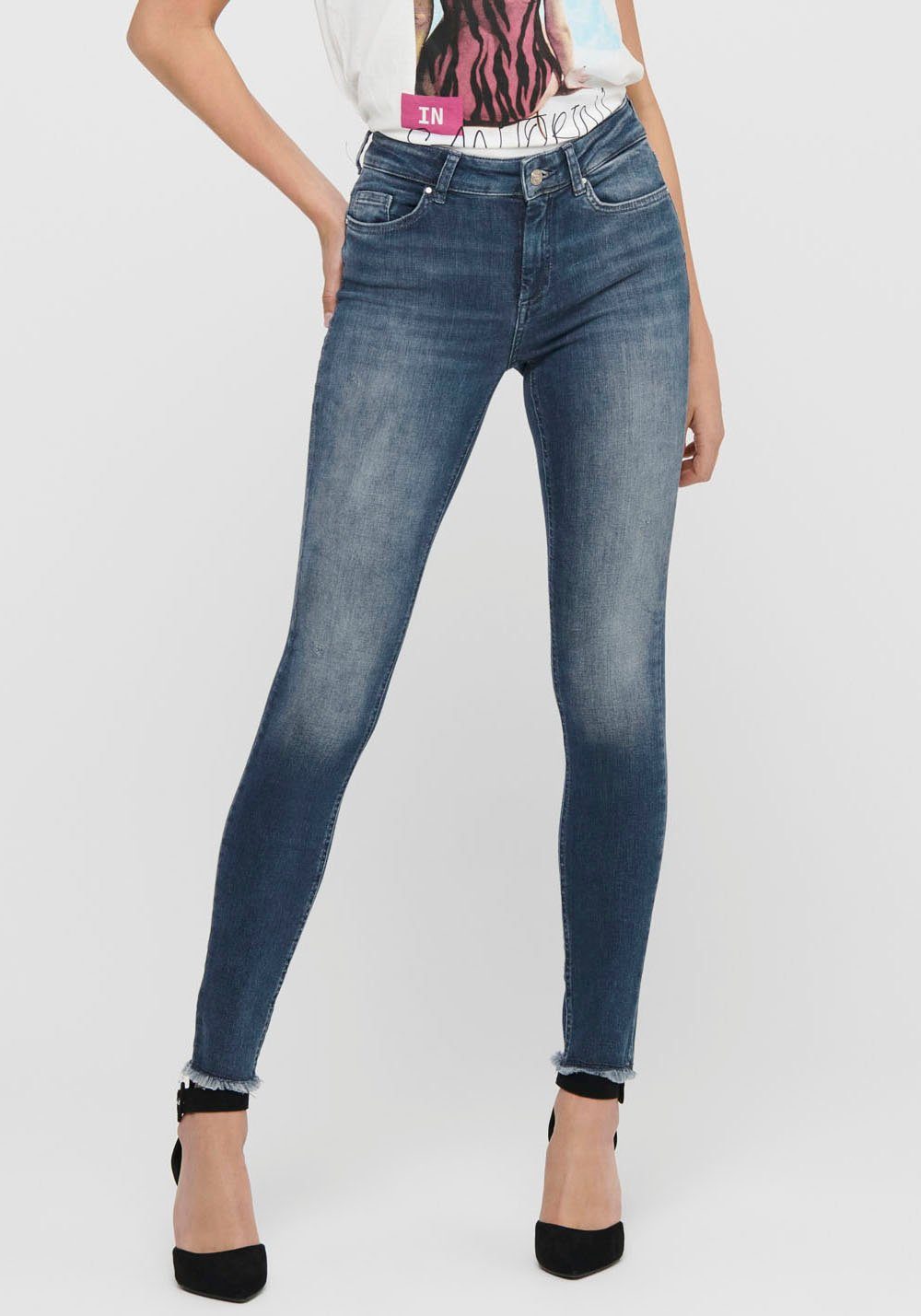 ONLY Ankle-Jeans ONLBLUSH MID SK ANK günstig online kaufen