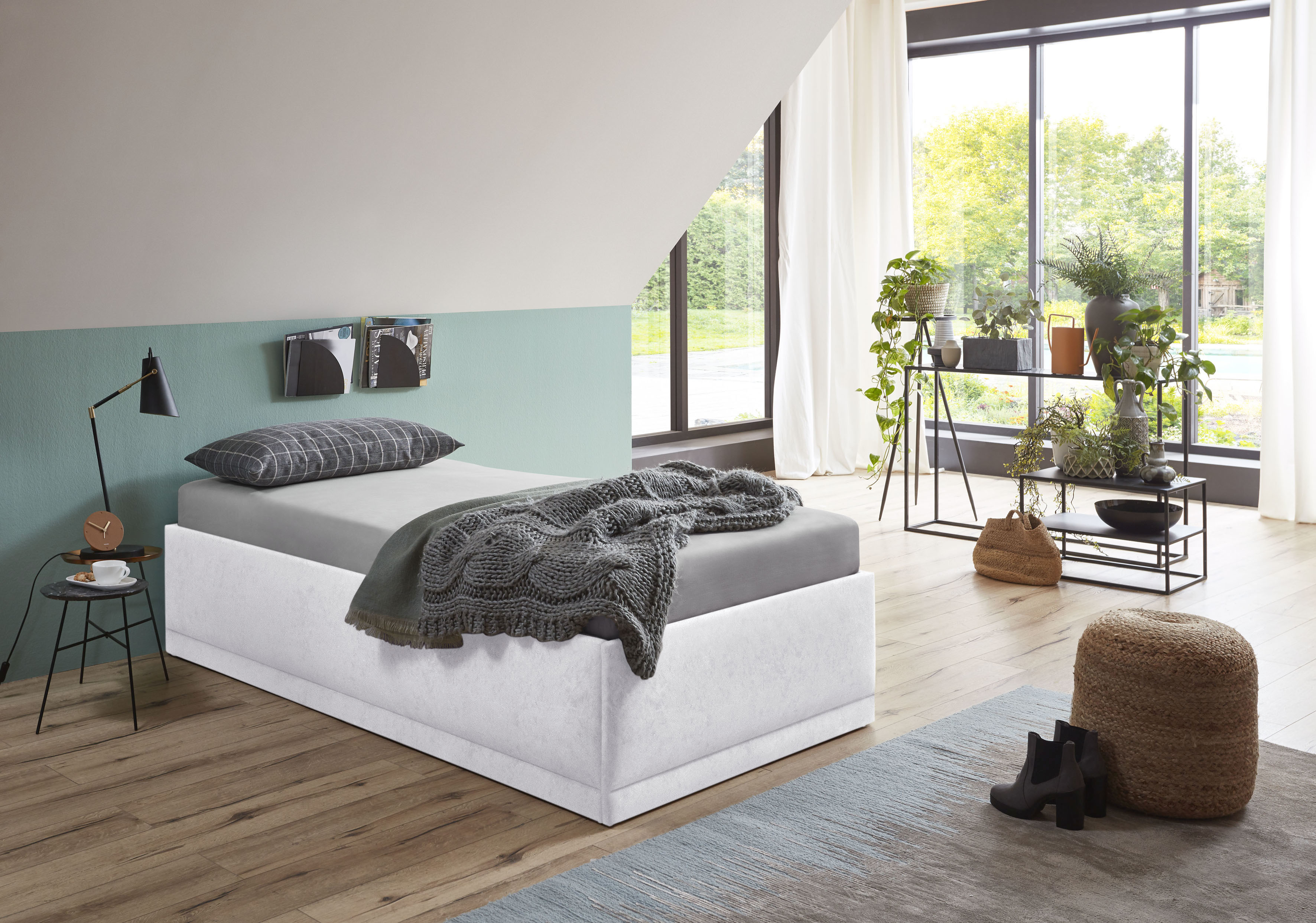 Westfalia Schlafkomfort Polsterbett "Texel", Standardhöhe mit Zierkissen, B günstig online kaufen