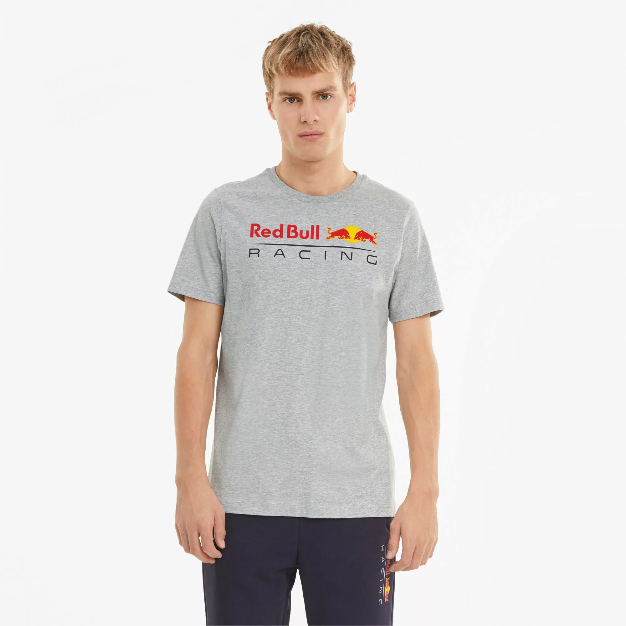 PUMA Red Bull Racing Herren T-Shirt mit Logo | Mit Heide | Grau | Größe: XS günstig online kaufen