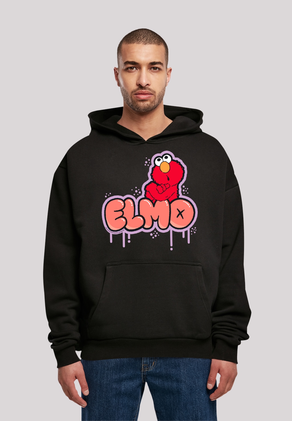 F4NT4STIC Kapuzenpullover "Sesamstraße Elmo NO", Premium Qualität, Weihnach günstig online kaufen