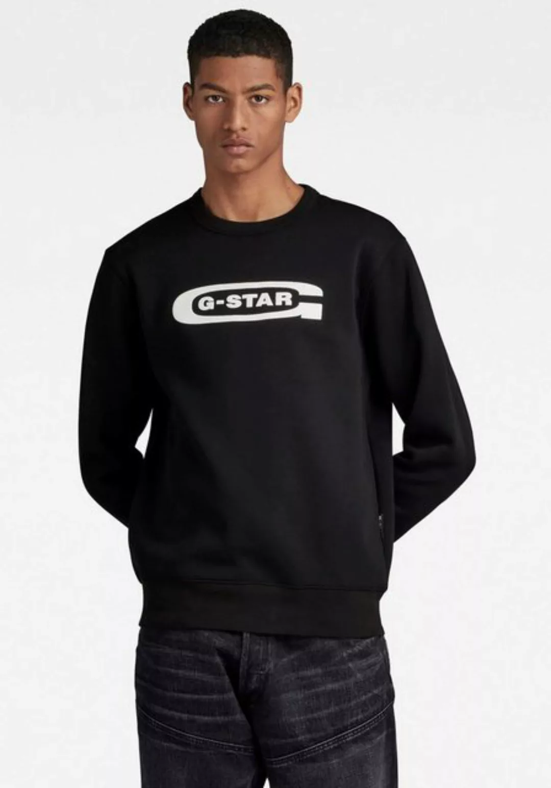 G-STAR Sweatshirt Old School Logo günstig online kaufen