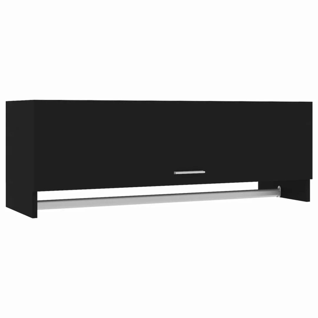 Kleiderschrank Schwarz 100x32,5x35 Cm Spanplatte günstig online kaufen