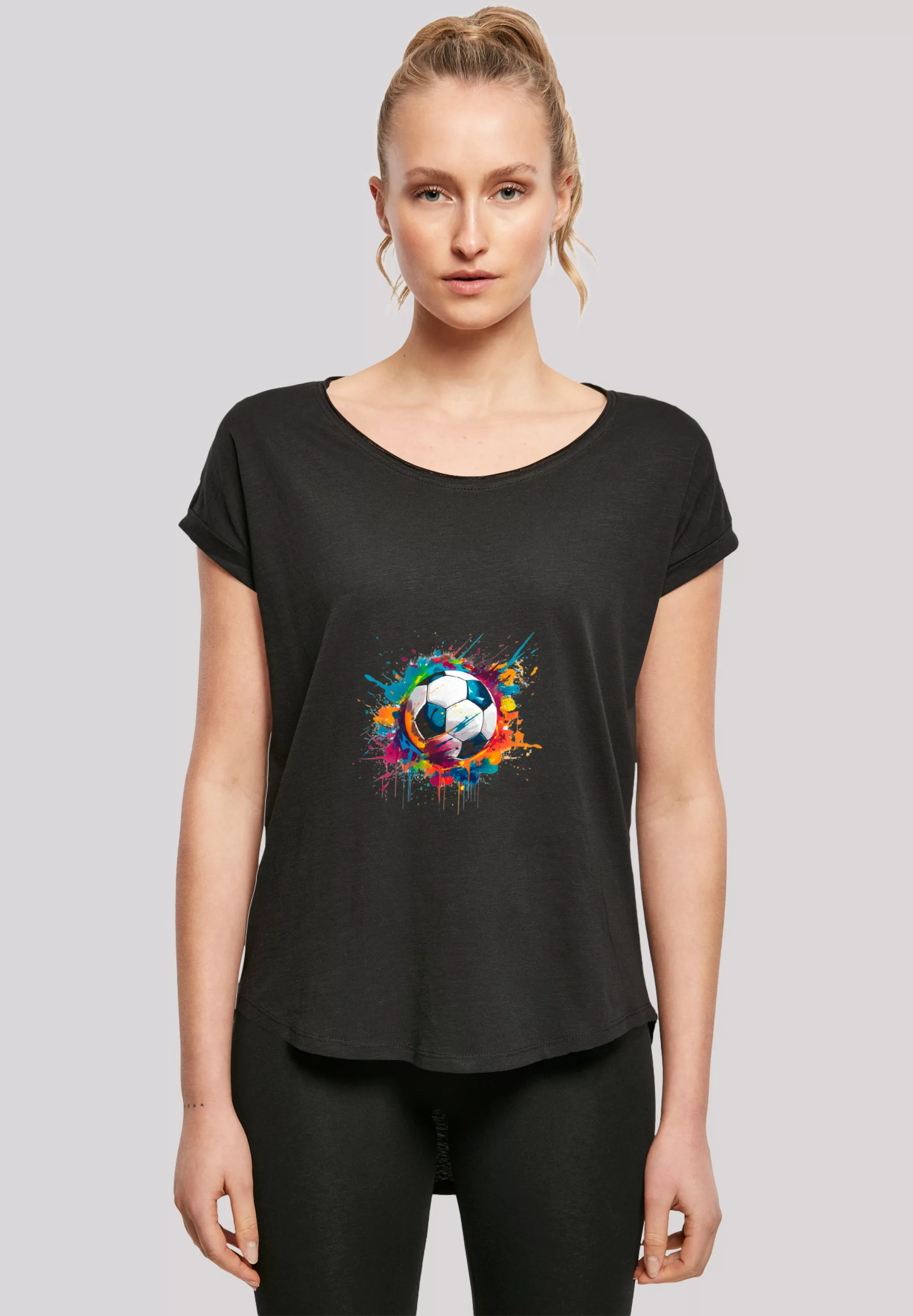 F4NT4STIC T-Shirt "Bunte Fußball Grafik", Premium Qualität günstig online kaufen