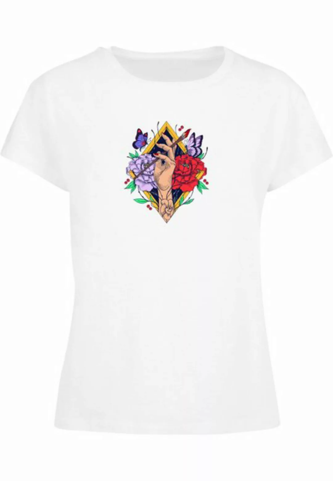 Merchcode T-Shirt Merchcode Damen Ladies Frida Kahlo - Artist Box Tee (1-tl günstig online kaufen