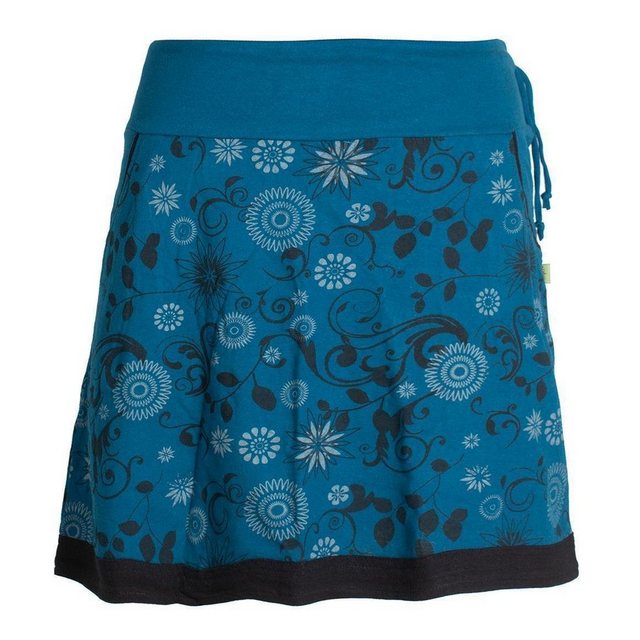 Vishes A-Linien-Rock Lagenlook Blumen-Rock mit Mandalas Tribals Druck Cache günstig online kaufen