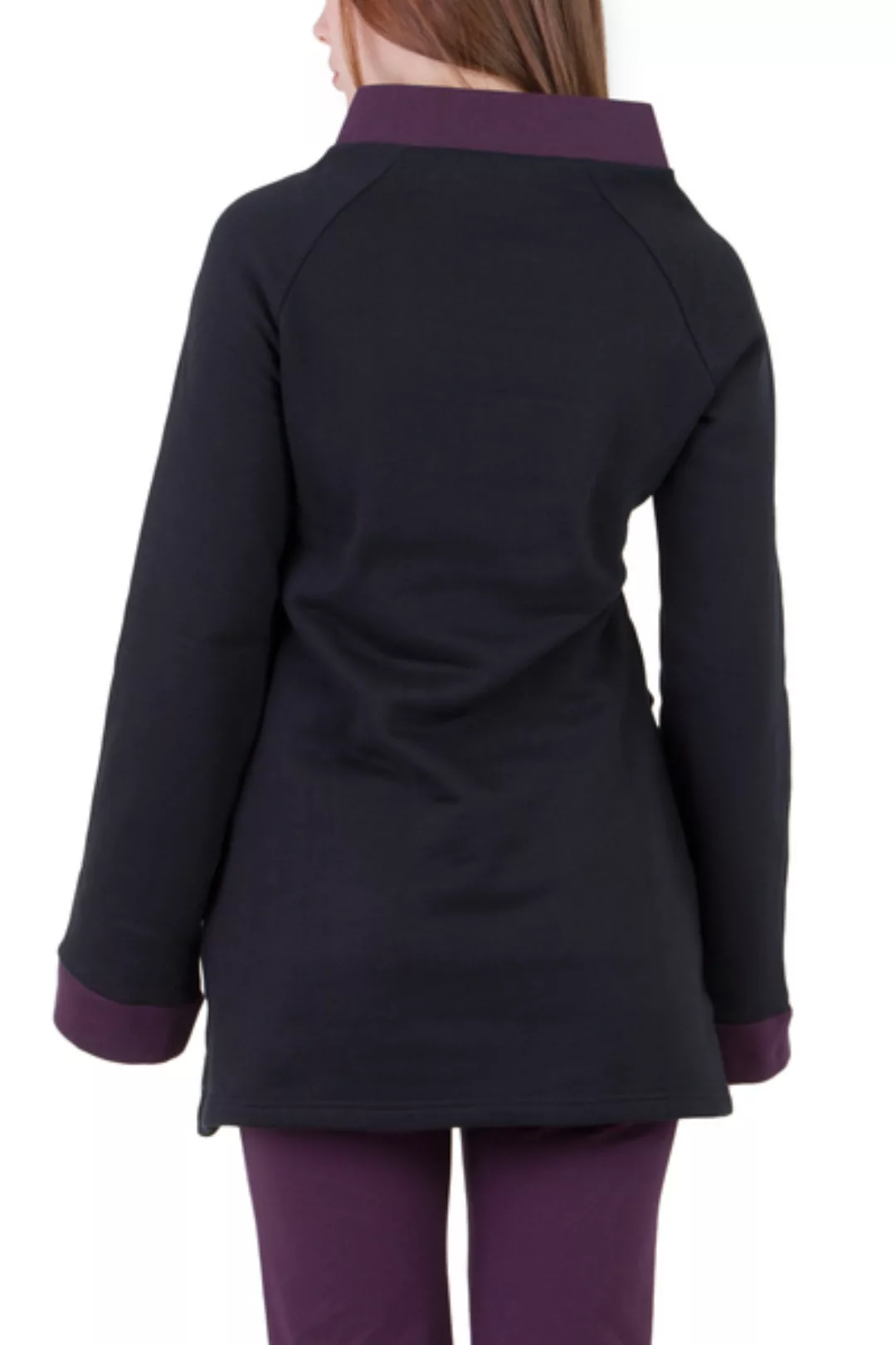 Pullover Jasper Schwarz Violett günstig online kaufen