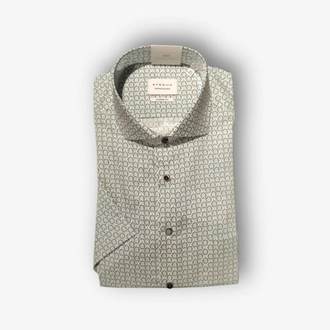 Eterna Kurzarmhemd - Grünes Hemd - Modern Fit - Businesshemd günstig online kaufen