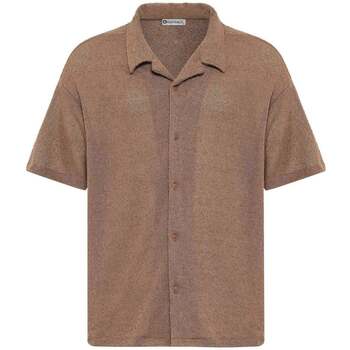 Dandalo  Hemdbluse Joris Oversize Lapel Collar Short Sleeve Shirt günstig online kaufen