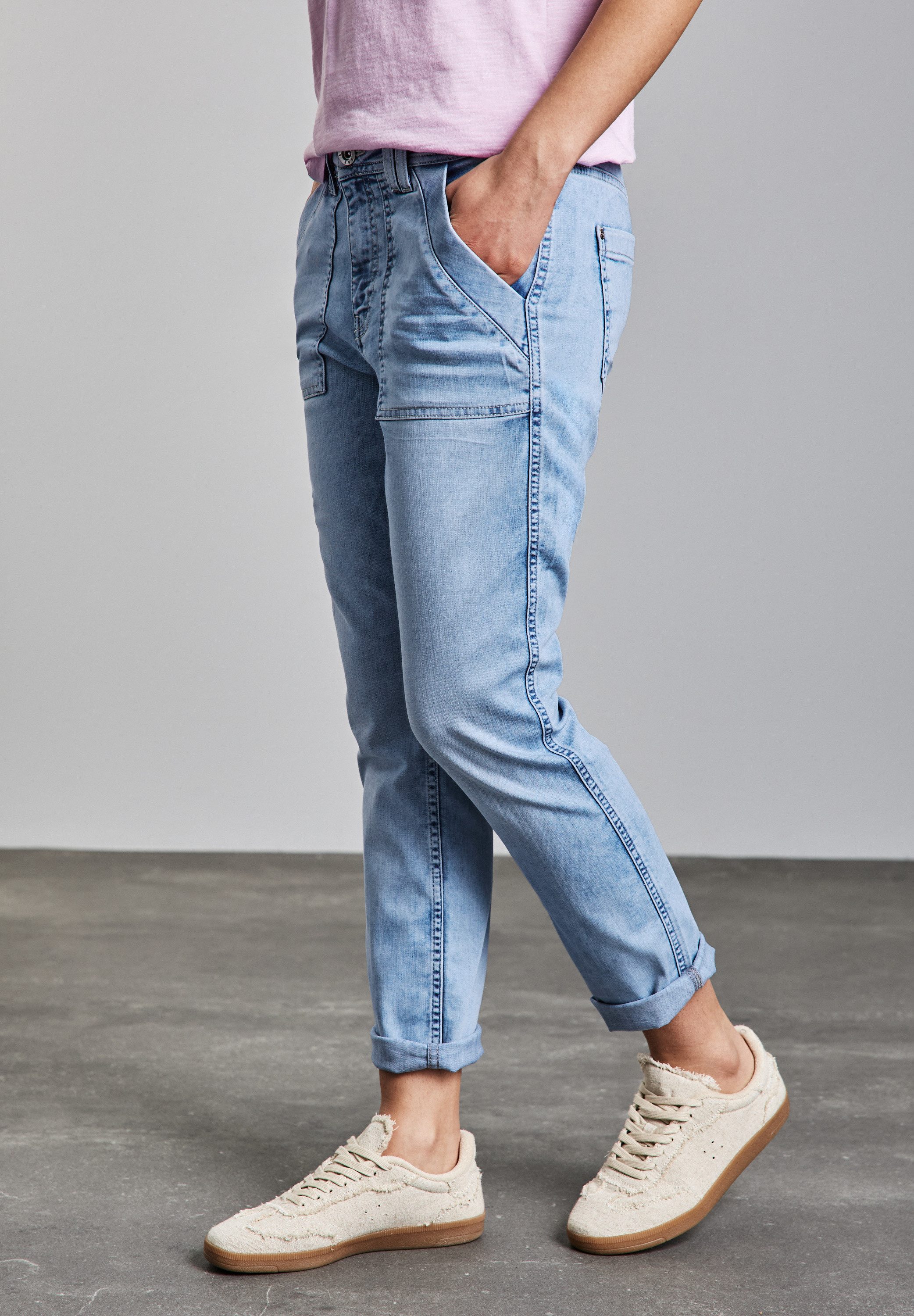 STREET ONE Gerade Jeans, Middle Waist günstig online kaufen