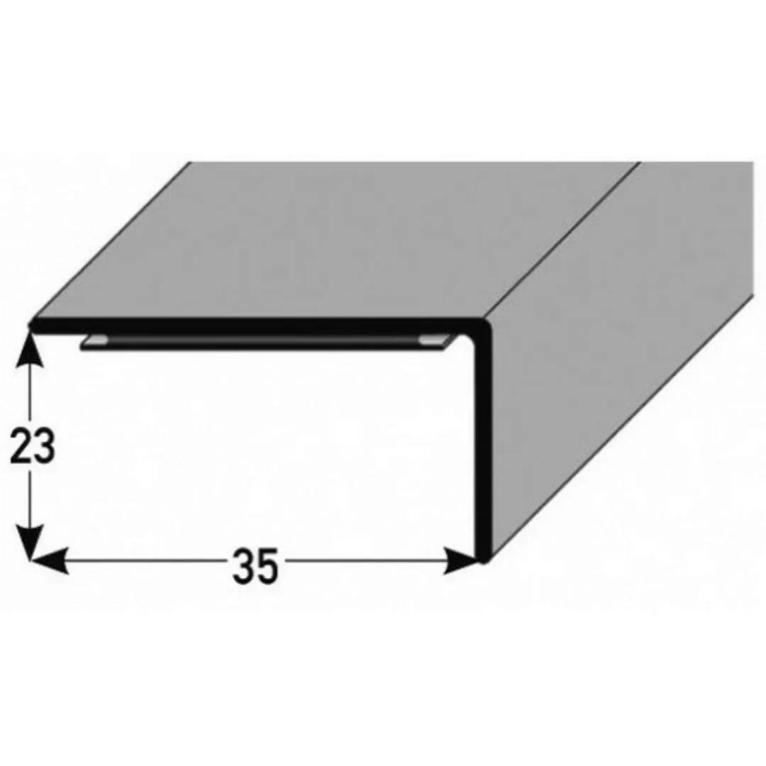 PVC-Winkel für Stufenmatten "Ortiga" PVC-Winkel, 35 mm Breite, 23 mm Höhe a günstig online kaufen