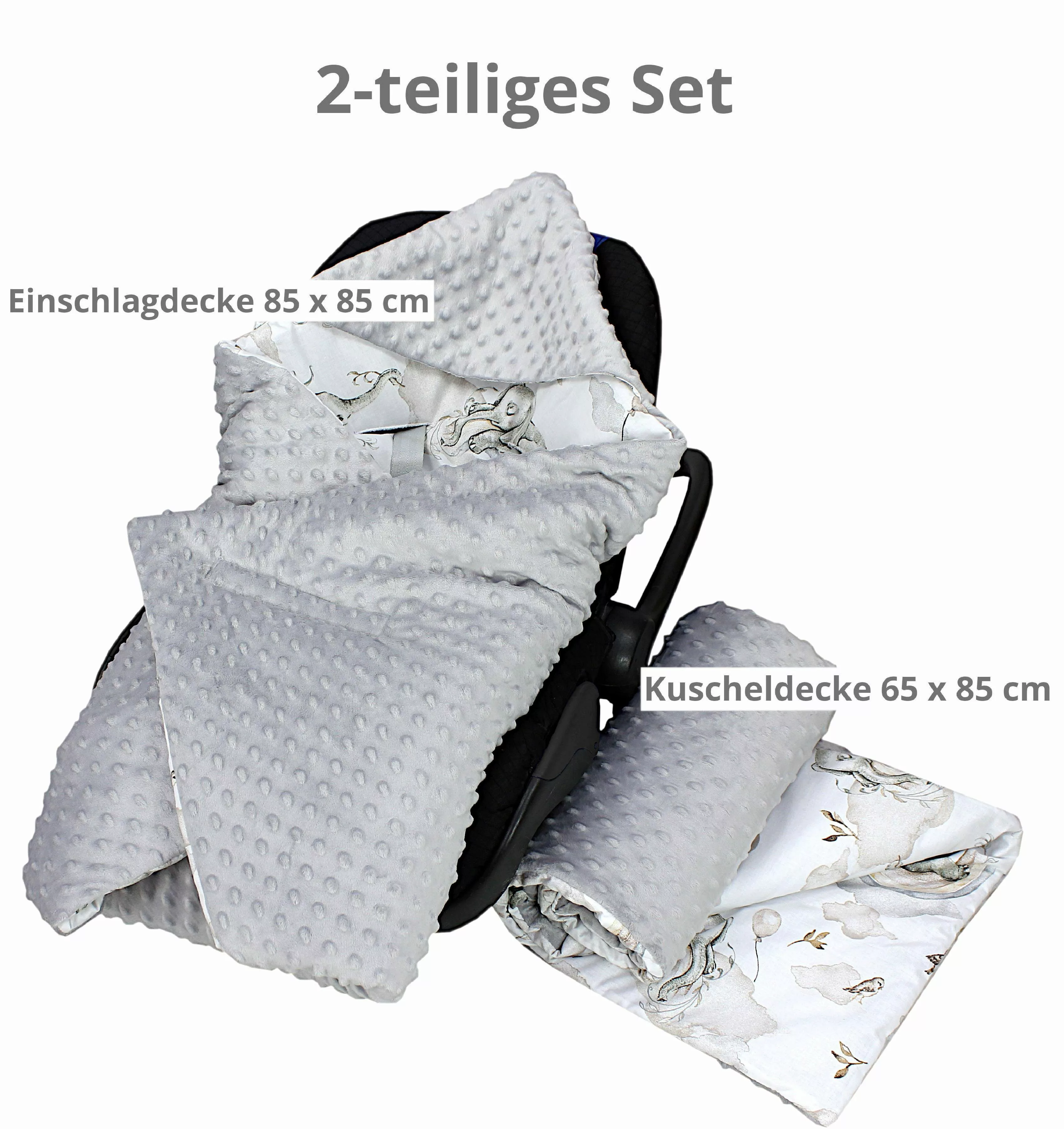 Einschlagdecke 2er SET Baby Einschlagdecke 85x85 günstig online kaufen
