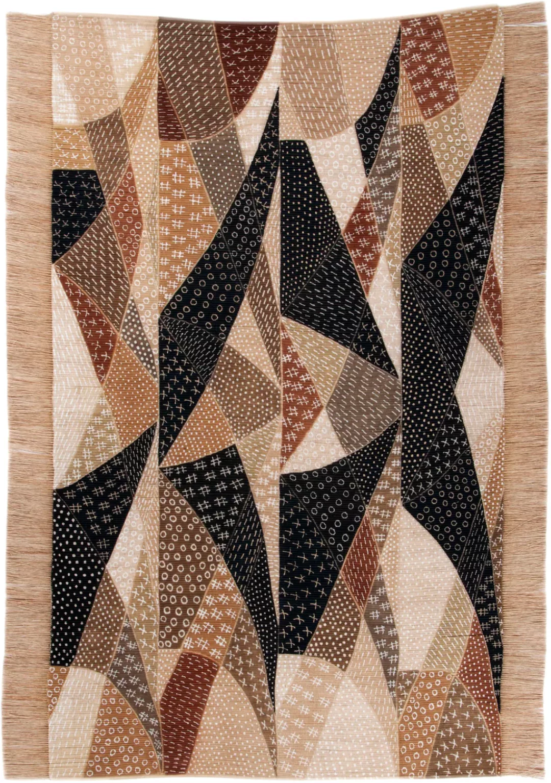 DIE HAUSKUNST Teppich »Chiya Tiama 4«, rechteckig, Flachgewebe, handgewebt, günstig online kaufen