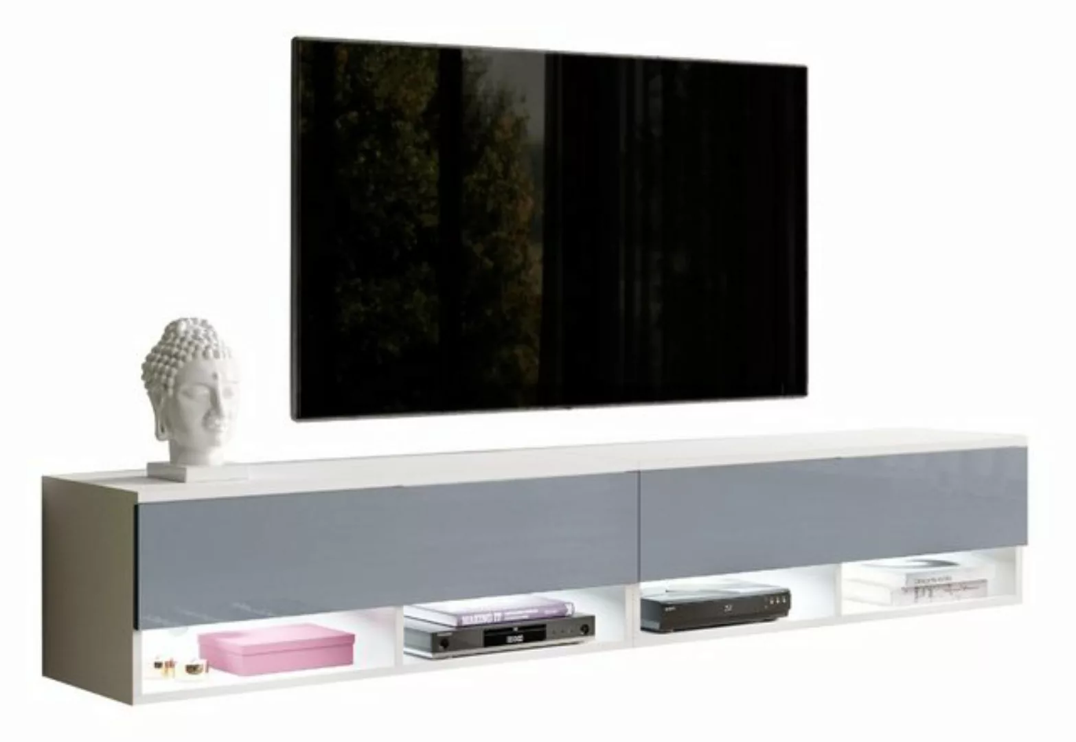 Furnix TV-Schrank Wendi B200 x H34 x T32 cm Fernsehschrank ohne LED Auswahl günstig online kaufen