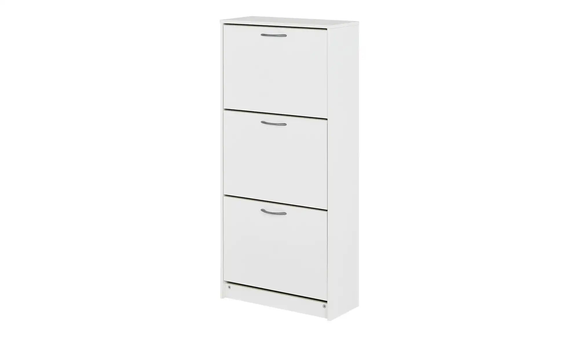 Schuhschrank   Mandello ¦ weiß ¦ Maße (cm): B: 58 H: 123,5 T: 25.0 Garderob günstig online kaufen