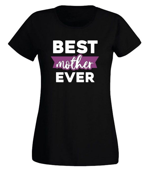 G-graphics T-Shirt Damen T-Shirt - Best mother ever Slim-fit, mit Frontprin günstig online kaufen