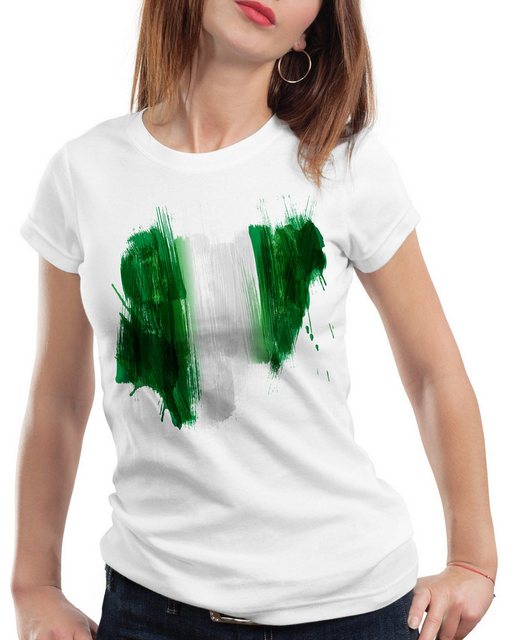 style3 T-Shirt Flagge Nigeria Fußball Sport Afrika WM EM Fahne günstig online kaufen