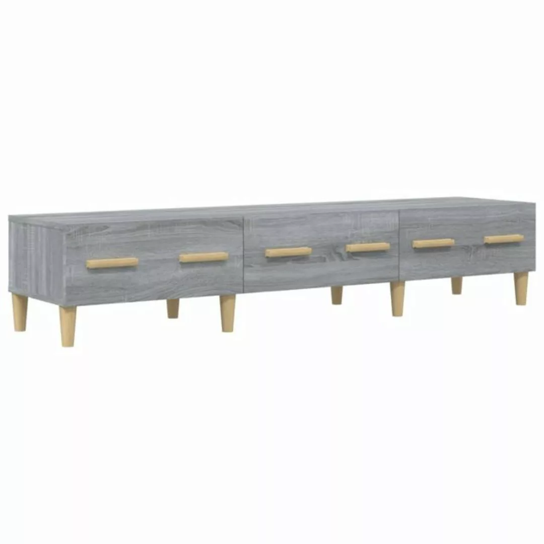 furnicato TV-Schrank Grau Sonoma 150x34,5x30 cm Holzwerkstoff günstig online kaufen