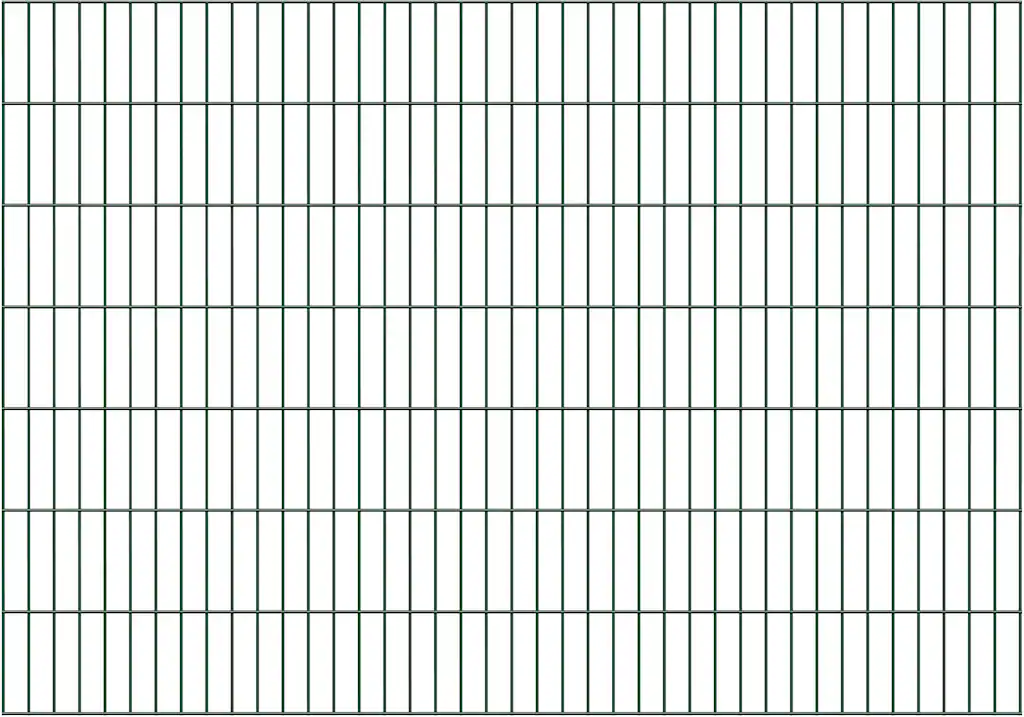 Alberts Doppelstabmattenzaun "Doppelstab-Gittermatte 6/5/6", LxH: 200x140 c günstig online kaufen