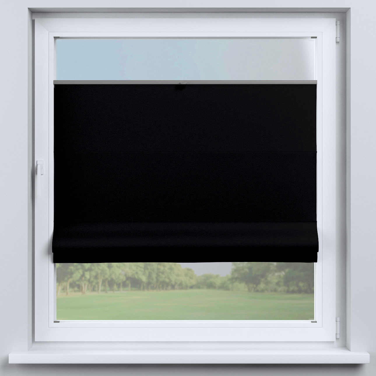 Dekoria Flexibles Raffrollo Sizilien, schwarz, 40 x 40 cm günstig online kaufen
