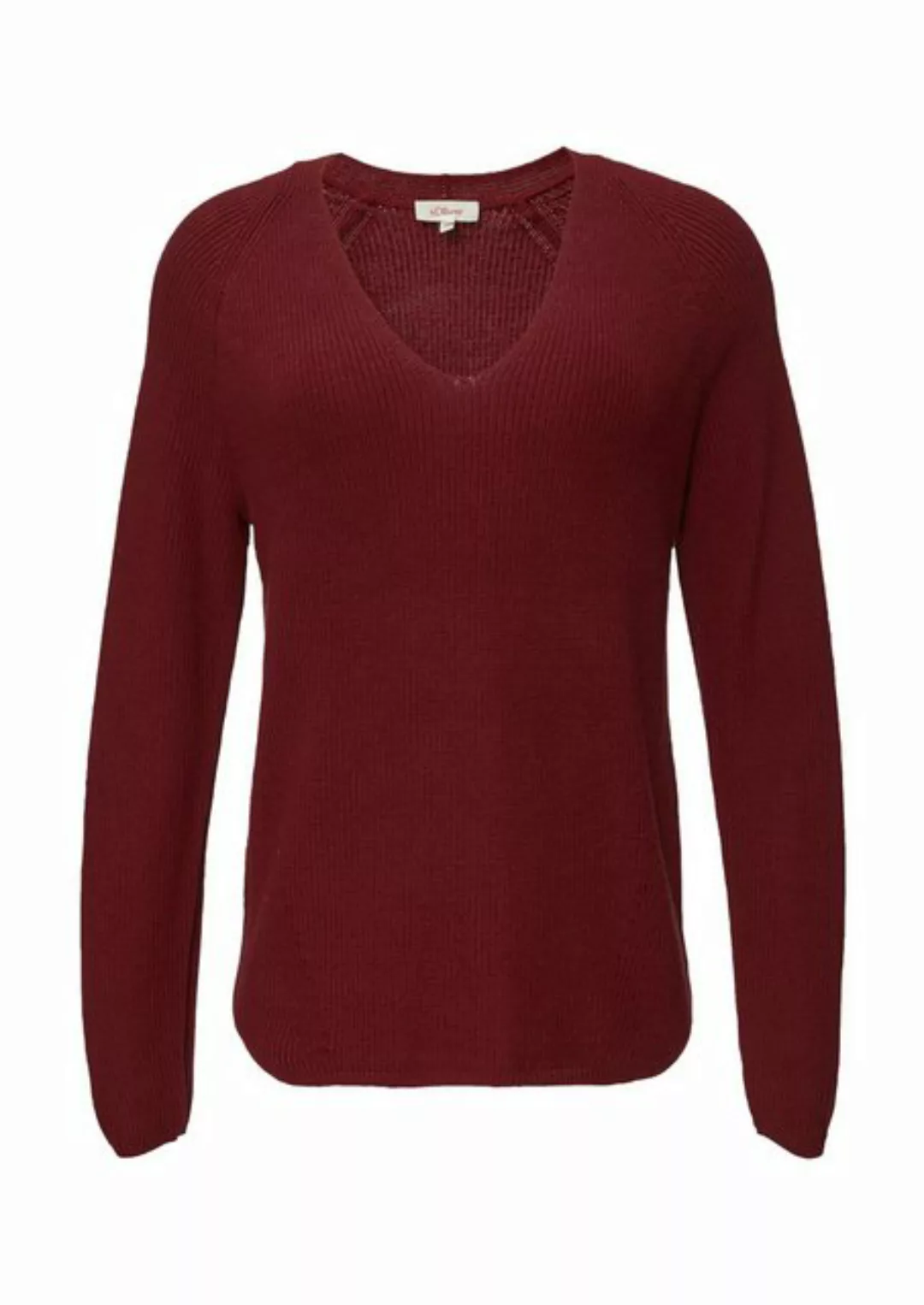 s.Oliver Strickpullover mit Raglan Ärmeln günstig online kaufen