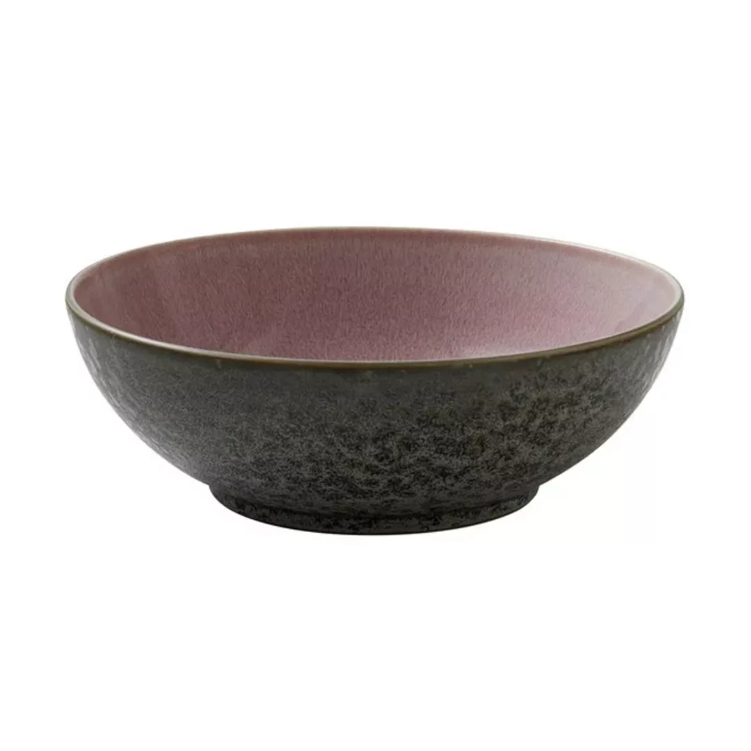 Bitz Grey Salatschüssel matt grey / shiny light pink 30 cm (grau) günstig online kaufen