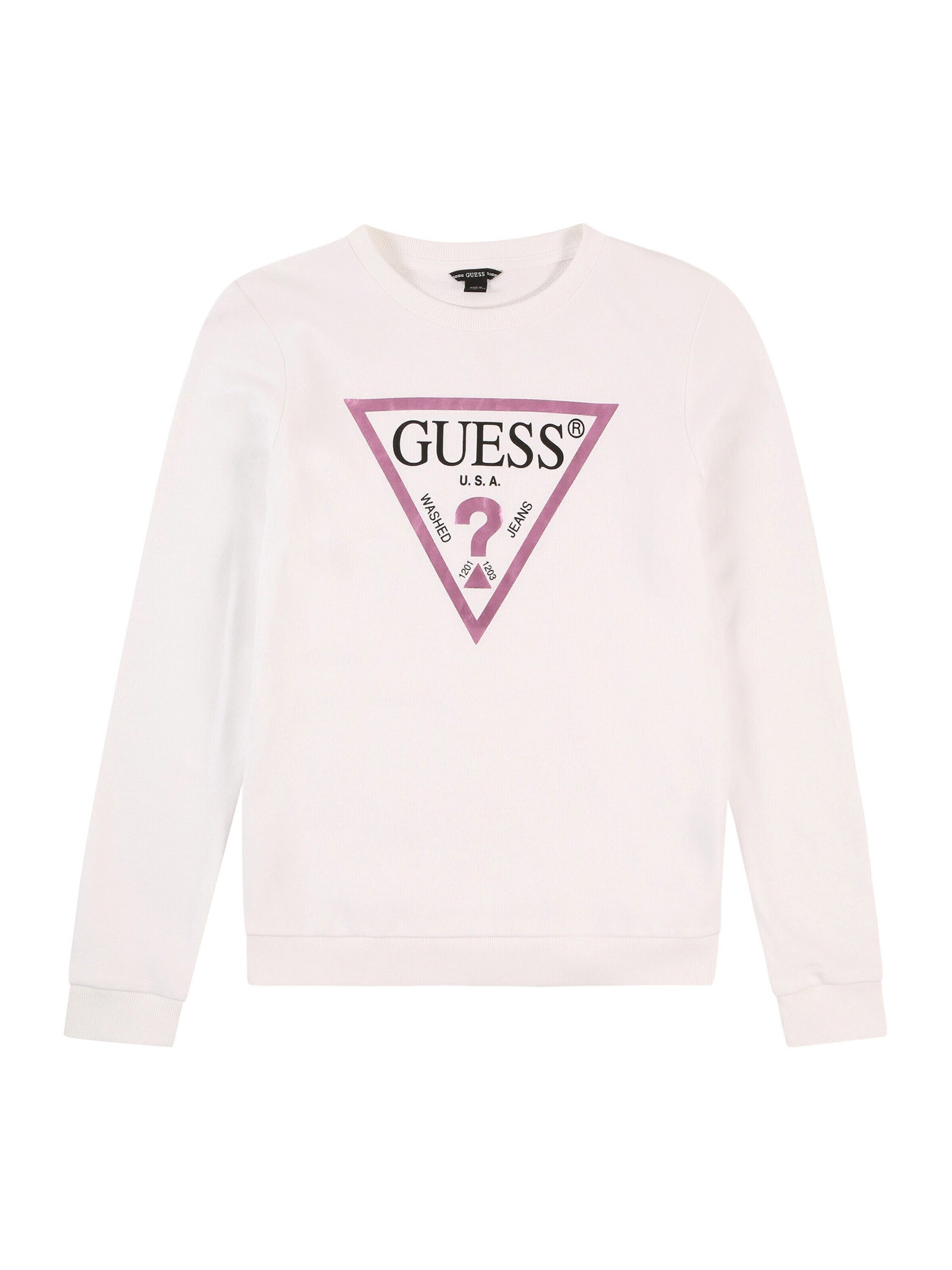 Guess Sweatshirt (1-tlg) Plain/ohne Details günstig online kaufen