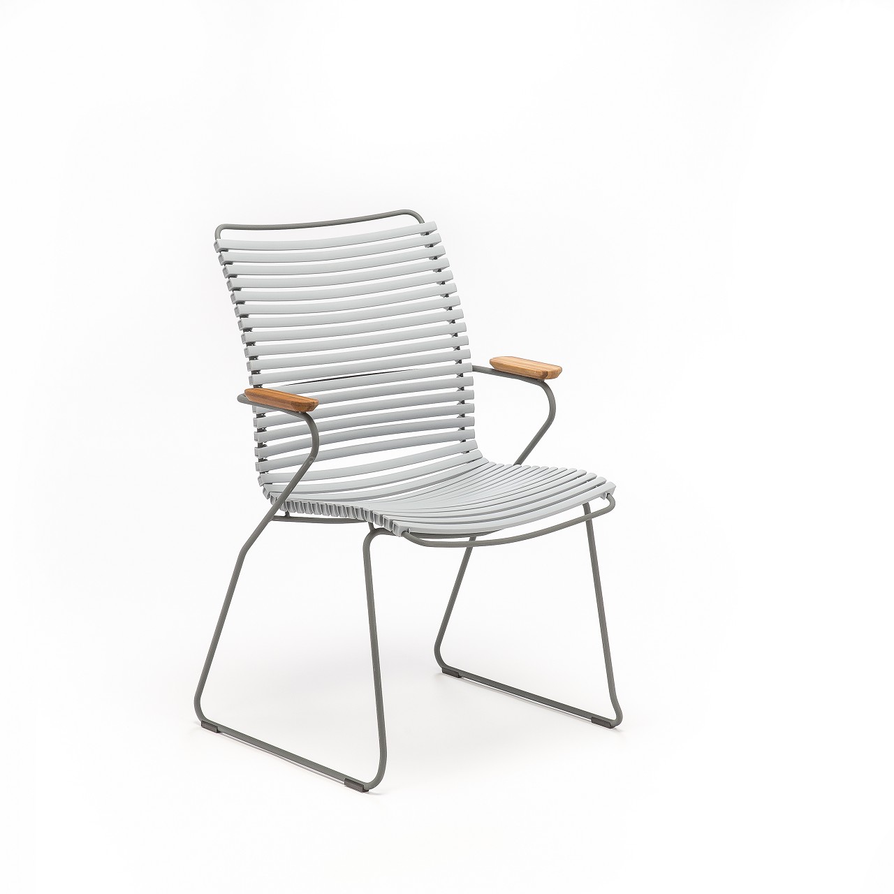Outdoor Stuhl Click hohe Rückenlehne grau günstig online kaufen
