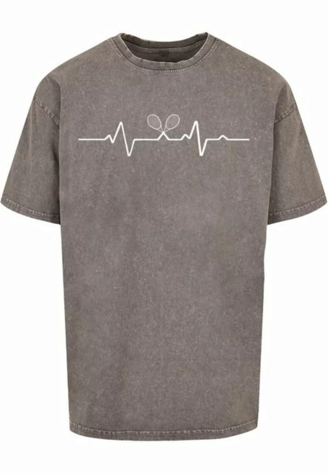 Merchcode T-Shirt Merchcode Herren Tennis Beats Acid Washed Oversized Tee ( günstig online kaufen