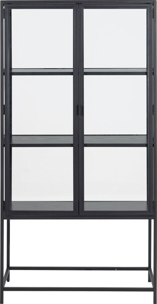 ACTONA GROUP Glasvitrine, mit Glastüren und Metallrahmen, 3 Einlegeböden, B günstig online kaufen