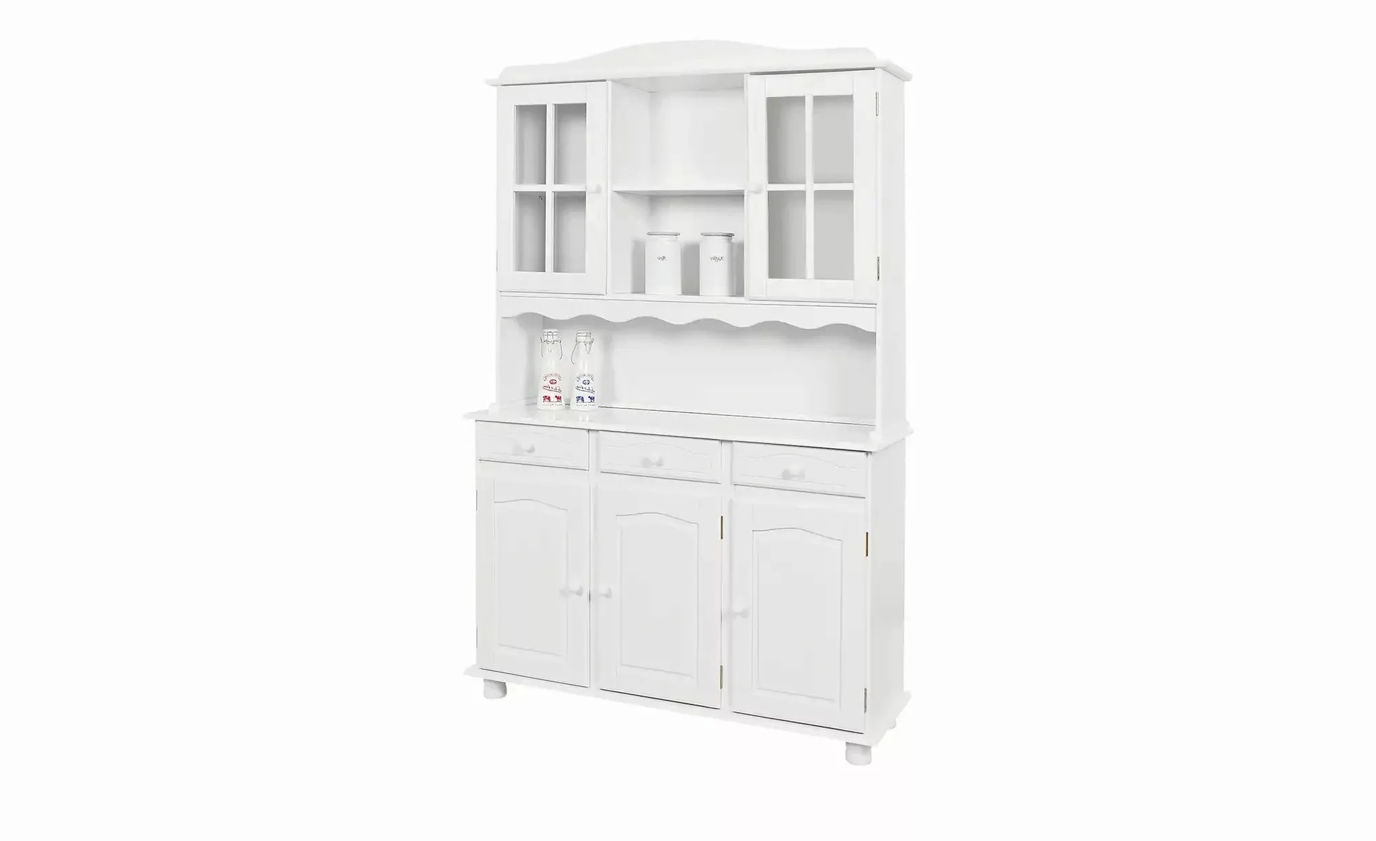 Buffet Siena weiß lackiert Kiefer B/H/T: ca. 130x198x43 cm günstig online kaufen